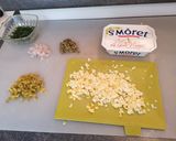 A picture of step 3 of Spring Pink Radish Tartlets.