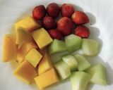 Foto langkah ke 1 dari resep Mochi coklat buah.