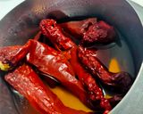 A picture of step 1 of Garlic chutney / spicy chutney.