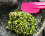 Foto langkah ke 3 dari resep Terong Udang Buncis Balado Hijau.