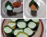 Foto langkah ke 6 dari resep Kue Putu Bambu (Dengan Cetakan Daun Pisang).