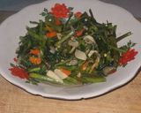 Foto langkah ke 4 dari resep Tumis Kangkung Ebi.