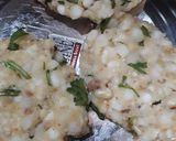 A picture of step 2 of Sabudana vada.