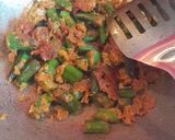 A picture of step 3 of "Bhindi fry"(Ladies finger) #SSP #Cookpad.