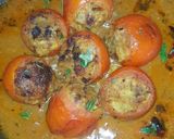 A picture of step 4 of भरवां टमाटर सब्जी #stuffedtomato with gravy #TRR #W4 #FEB.