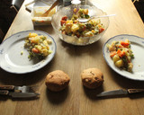 Foto del paso 19 de la receta: 4 en 1. Pan, ensalada, ruleros rellenos y berenjena a la mía