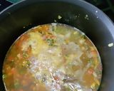 A picture of step 4 of Sweet Corn Soup.