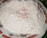 Foto langkah ke 4 dari resep Brownies kukus Coklat Pandan.