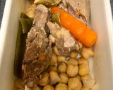 Foto del paso 1 de la receta: Empanadillas de ropa vieja y chupito de cocido