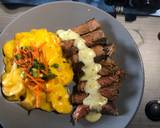 Seared Strip w/ Creamy Cilantro Lime Sauce & Scalloped Potatoes recipe step 3 photo
