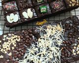 Foto langkah ke 6 dari resep Shiny Crust and Fudgy Brownies.