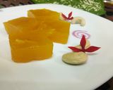 A picture of step 6 of Muscoth/muscat halwa.