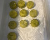 A picture of step 5 of Matcha Cream Cheese & Cranberry Snow Skin Mooncakes | 抹茶起司蔓越莓冰皮月餅.