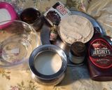 A picture of step 1 of Wheat flour chocolate Sponge cake.