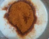 A picture of step 2 of Masalydar Angara chicken.