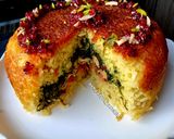 عکس مرحله 1 از دستور ته چین مرغ و اسفناج 🌸