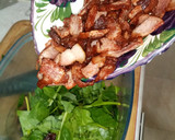 Foto del paso 2 de la receta: Ensalada de espinaca con tocino