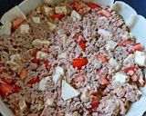 Foto del paso 1 de la receta: Tarta de atún, tomate 🍅 y queso 🧀