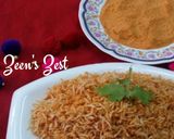 A picture of step 3 of Idli Podi Rice.