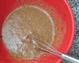 A picture of step 2 of Banana Orange Cake.