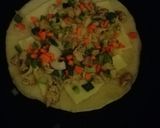 A picture of step 3 of Chicken Quesadilla.