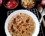 A picture of step 7 of Stuffed Pizza Paratha.