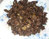 A picture of step 5 of Kurkuri Tali hui mirch.
