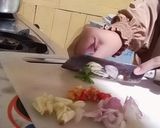 Foto langkah ke 3 dari resep Tahu Telur Orak Arik.