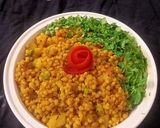 A picture of step 3 of Sorghum 's khichadi.