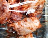 A picture of step 1 of My 3 different marinated chicken thighs. 👩‍🍳.