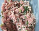 Hình bước làm 1 của món Há cảo nhân thịt