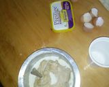 A picture of step 2 of Second trial,bake.