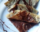 A picture of step 6 of Chocolate paratha.
