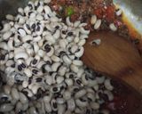 A picture of step 7 of Lobiya masala.