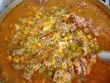 Arroz especial de Mollejas y chorizos de la casa