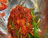 Hình bước làm 3 của món Kim Chi Cải Thảo