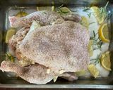 Só ágyon sült rozmaringos citromos egész töltött csirke recept fázis 3 fotója