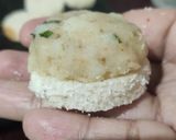 A picture of step 3 of Bread Golden Coin Cutlet.