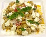 A picture of step 15 of Fresh Herb Gnocchi with Tomato, Basil and Mozzarella.
