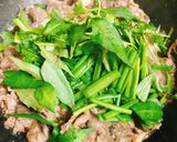 Hình bước làm 4 của món Bò Xào Xì Dầu