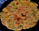 A picture of step 4 of Millet flour & veggies paratha.