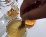 A picture of step 3 of Citrus Herbal tea.