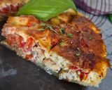 Une image de l'étape 9 de Quiche rustique au poulet et tomates 🍅 du jardin 😃.
