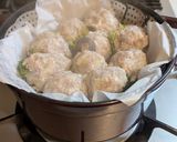 A picture of step 6 of ★ Steamed broccoli meat ball ★.