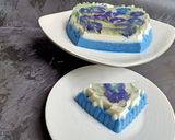 Foto langkah ke 5 dari resep Puding Susu Bunga Telang.