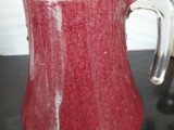 Jugo de frutilla y arándanos