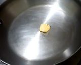 A picture of step 3 of Italian panner ravioli with pink sauce.