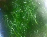 A picture of step 1 of Green Green PALAK PANEER.