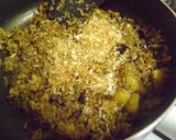 A picture of step 6 of Mochar Ghonto (Banana Blossom Curry - Bengali Style).