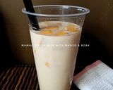 Foto langkah ke 4 dari resep Mamaci Fresh Milk With Mango & Boba.